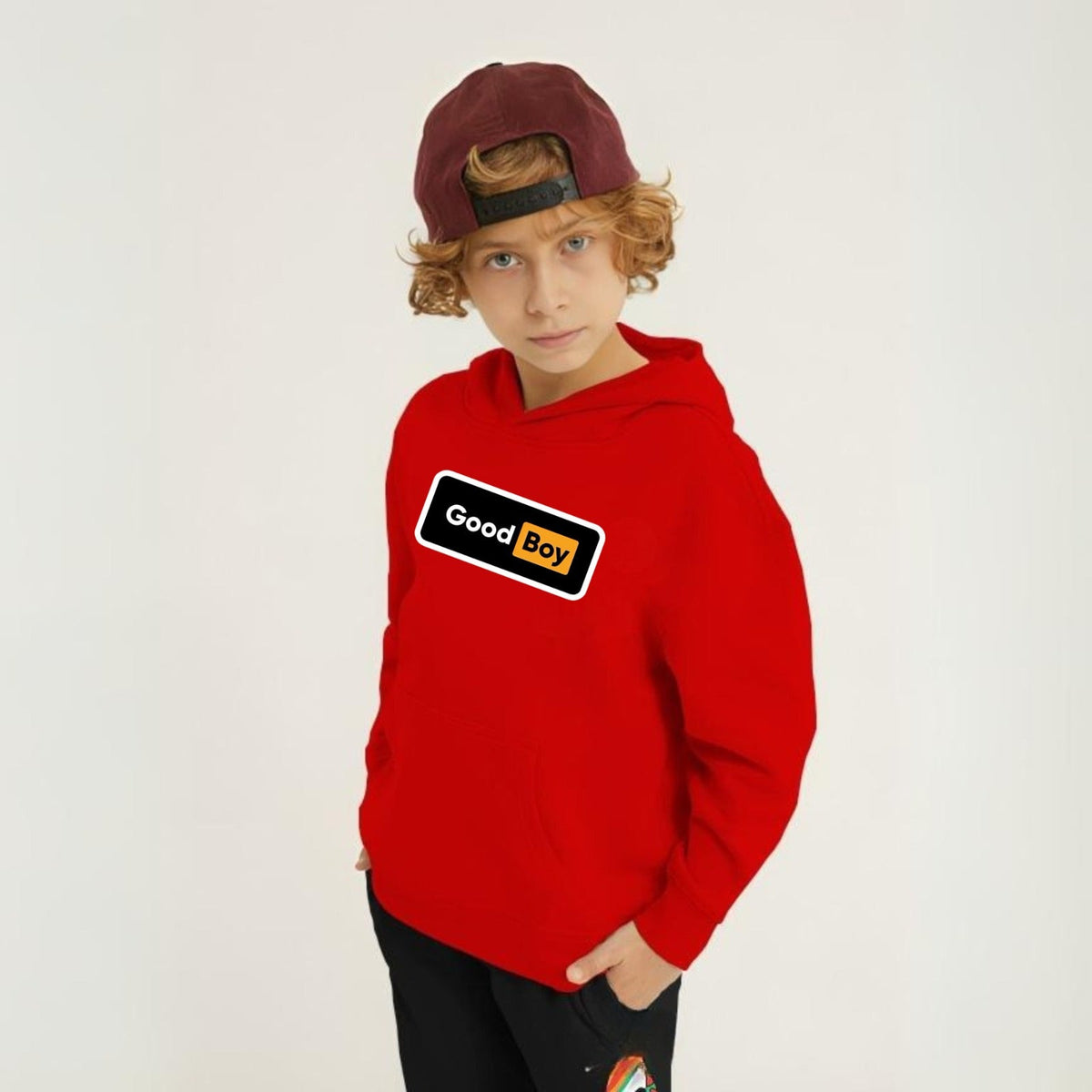 Kids Winter Hoodie Set | Good Boy Printed