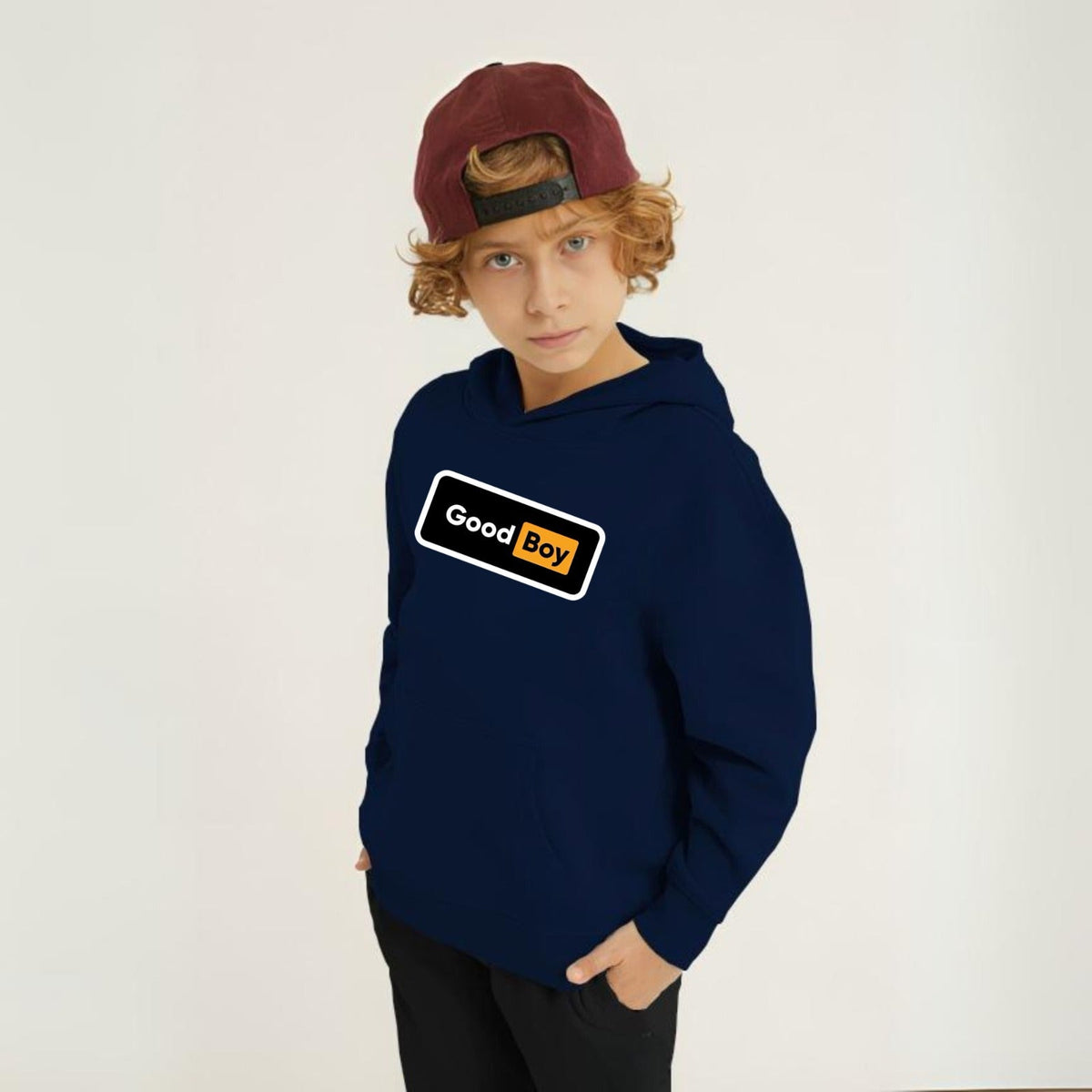 Kids Winter Hoodie Set | Good Boy Printed