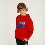Kids Winter Hoodie Set | Street Racing Printed