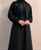 Winter Fleece Zipper Coati Maxi
