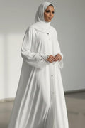 Ayra White Grace Abaya