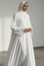 Ayra White Grace Abaya