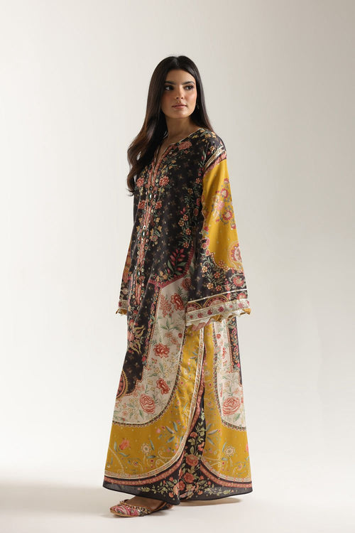 Bell Sleeve Long Kurta | Signature Maxis 2-Piece