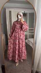 Floral Turkish Long Flair With Stoller