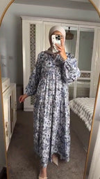 Floral Turkish Long Flair With Stoller