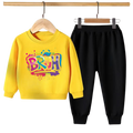 Kids Winter Sweat Shirt Set | Color Splash Bruh Printed