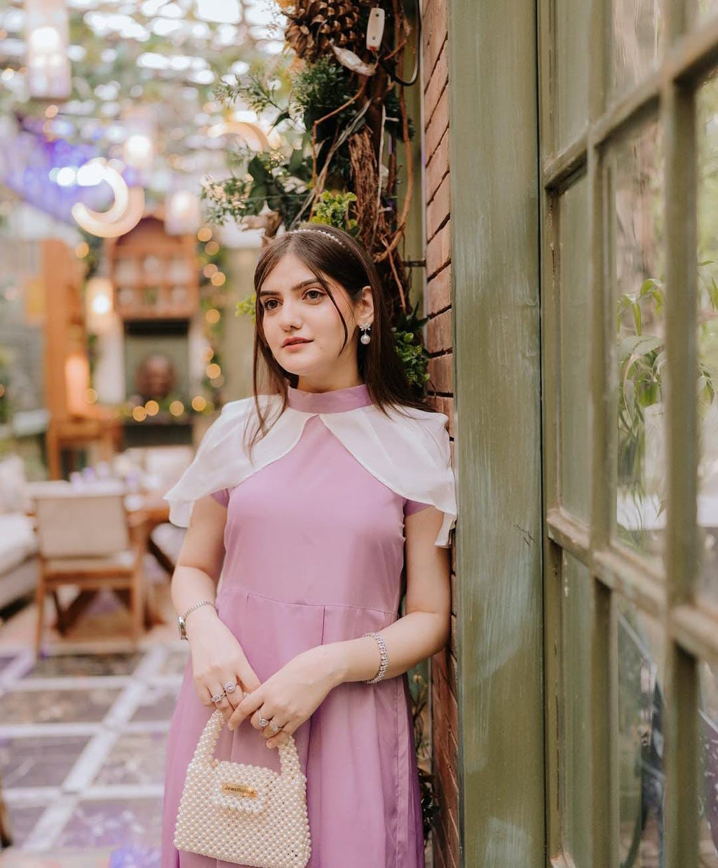 Lavender Grace Cape Frock