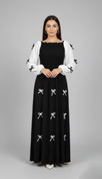 Bow Charm Maxi Dress