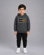 Kids Winter Hoodie Set | Good Boy Printed