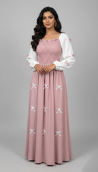 Bow Charm Maxi Dress