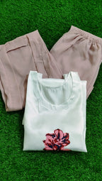 Premium Floral Shurg Style  Three-Piece