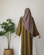 Gold Abaya with stoller