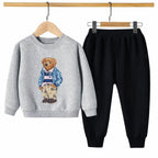 Kids Winter Sweat Shirt Set | Polo Bear Printed