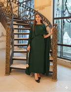 RC'S NEW DARKGREEN CAPE GOWN