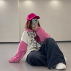 Pink Pop bunny style Hoodie