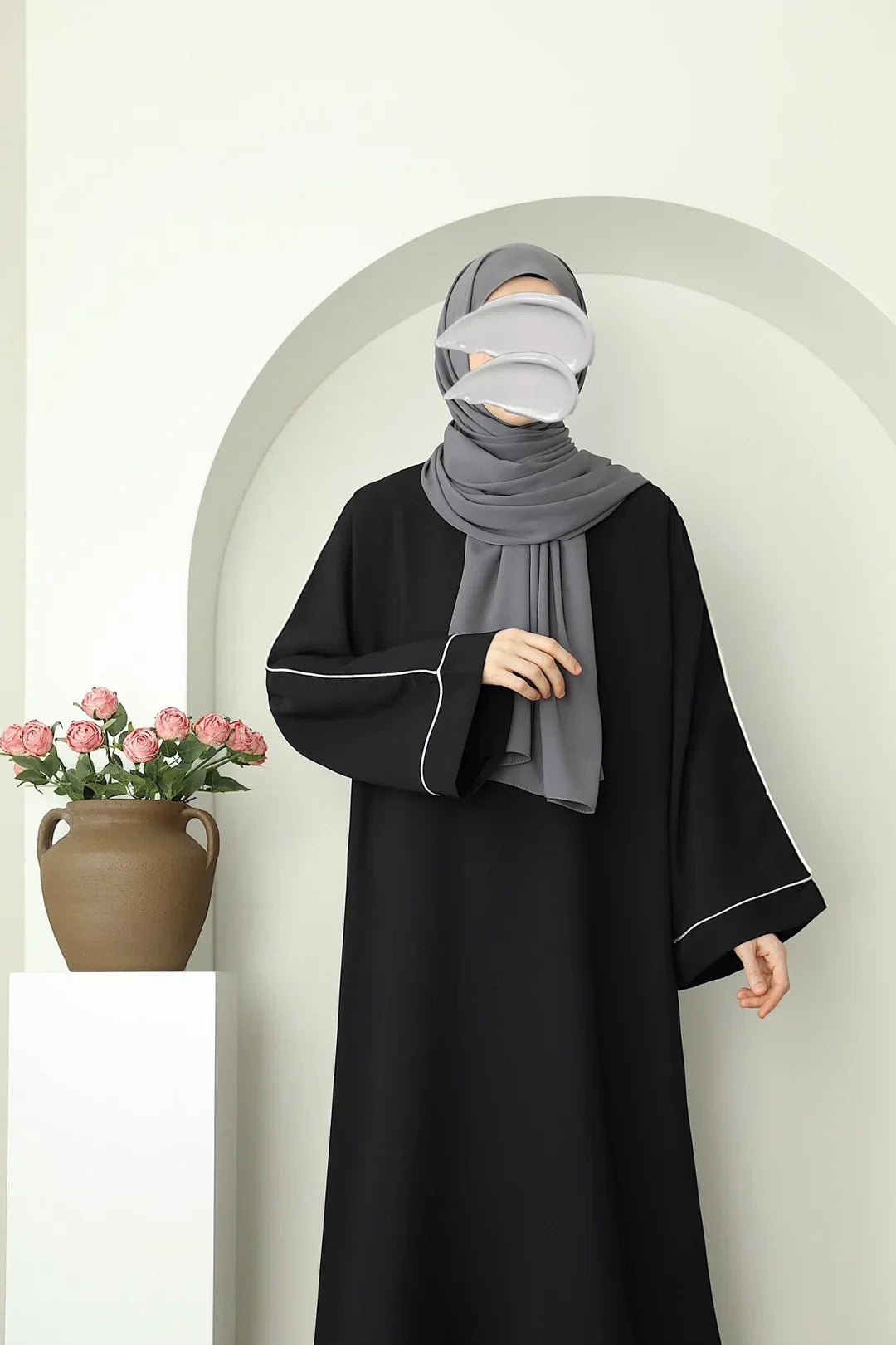 Noor-e-Haya Abaya with stoller