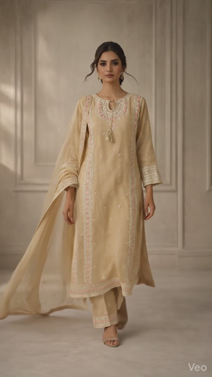 Prestige Eid Festive Embroided 3pc Suit