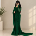 Saree With Full Sleeve Blouse | Graceful Party Wear Saree Set 🥻✨
