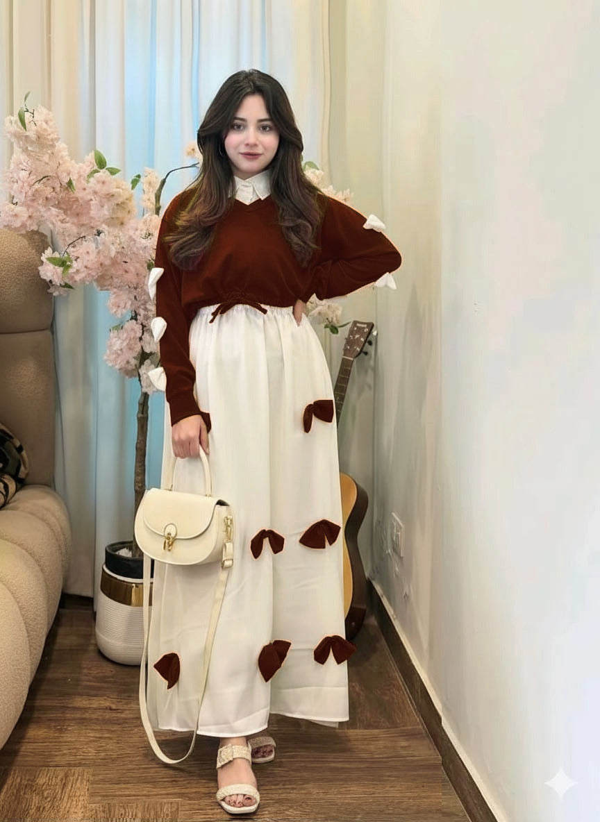 Blossom Bow Maxi and Top