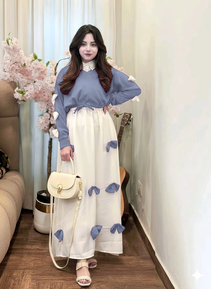 Blossom Bow Maxi and Top