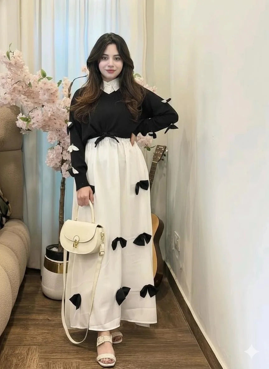 Blossom Bow Maxi and Top
