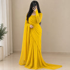 Saree With Full Sleeve Blouse | Graceful Party Wear Saree Set 🥻✨