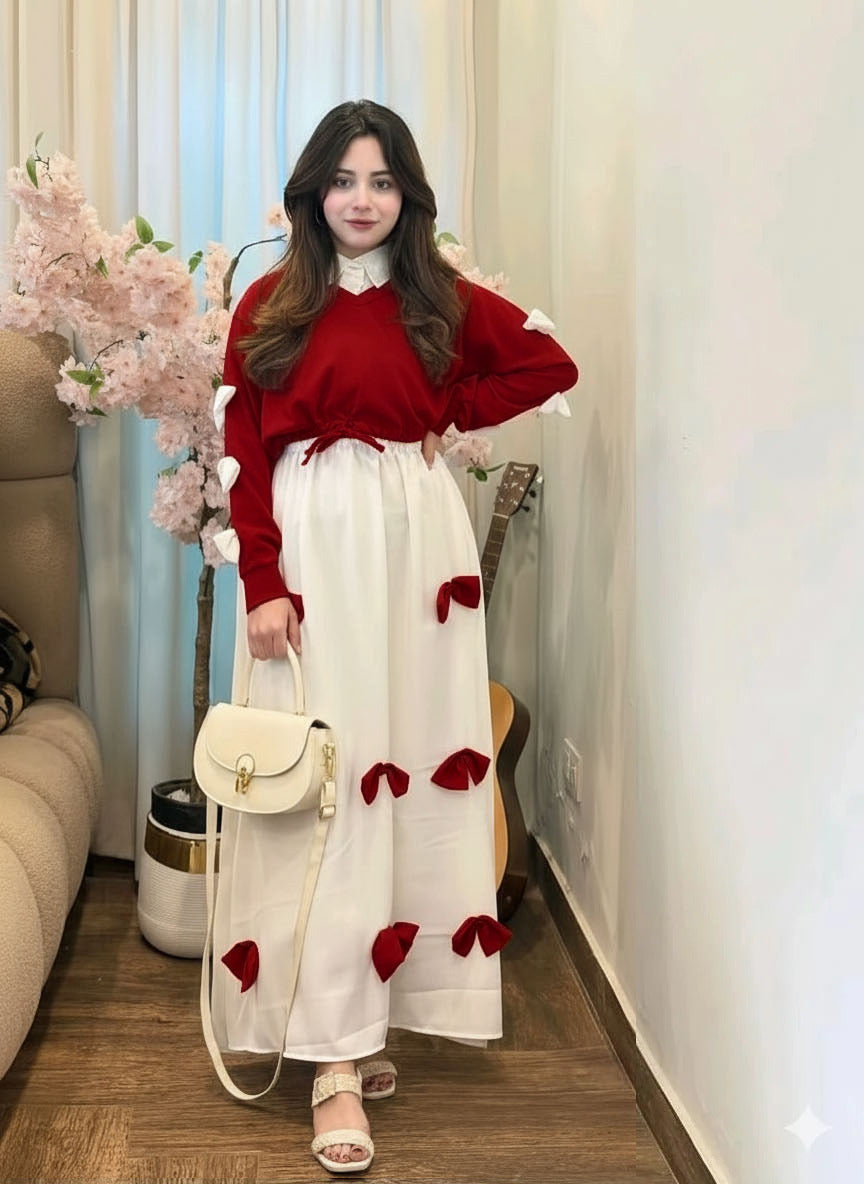 Blossom Bow Maxi and Top