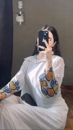 Printed Shirt & Palazzo 2pec Suit