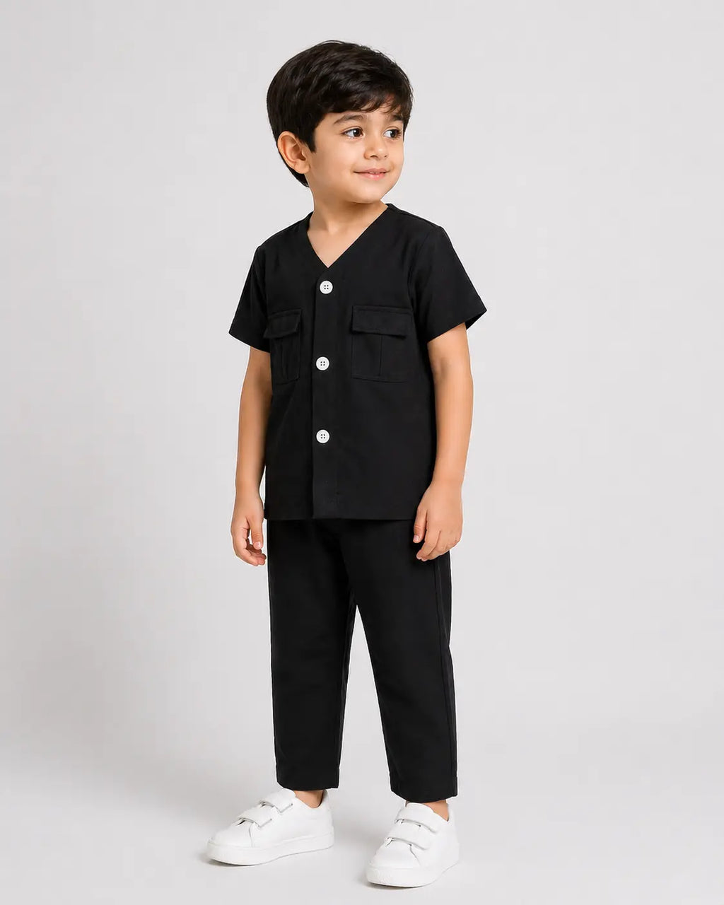 Signature Kids Pajama Set - Black