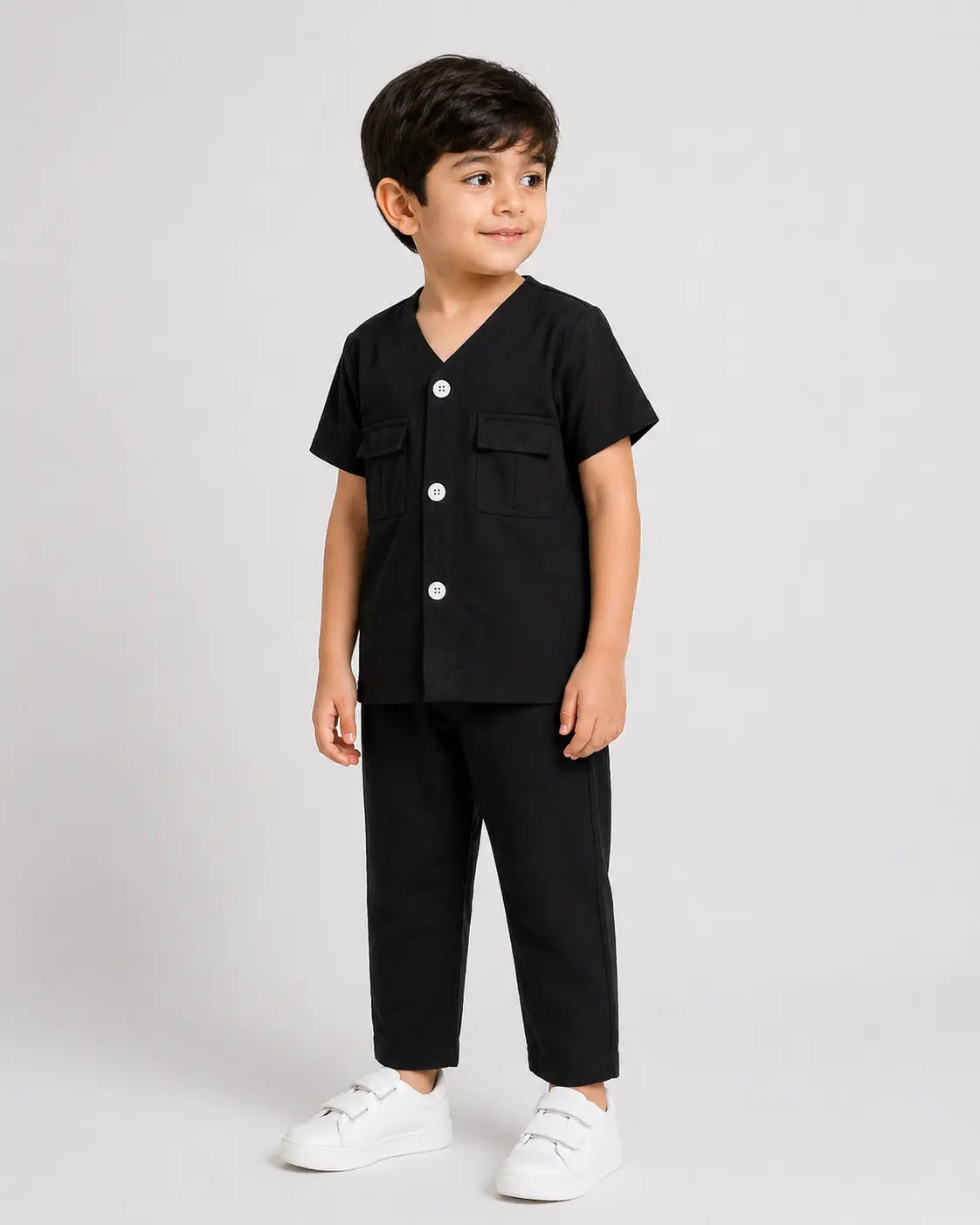 Signature Kids Pajama Set - Black