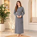 Tie-Waist Maxi Dress