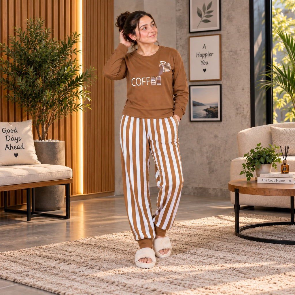 Striped Lounge Trouser shirt
