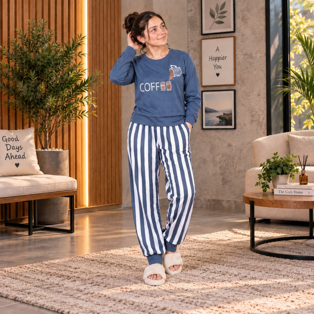Striped Lounge Trouser shirt