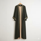 Gul-e-Dil Green Embroidered Abaya