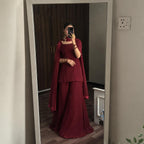 Mehrunnisa Maroon 3-Piece